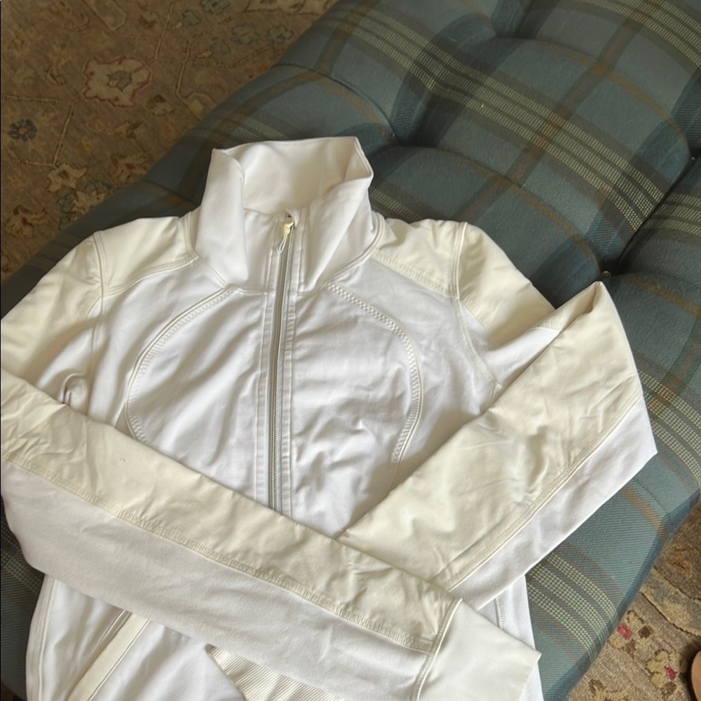 Women's White Lululemon Jacket